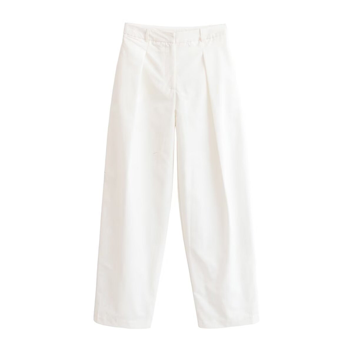 Women's high-waisted wide-leg trouser suit with pleats and crease Chichicherry