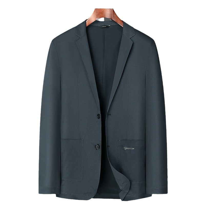 Men's unstructured lightweight blazer with patch pockets and minimal lining Chichicherry