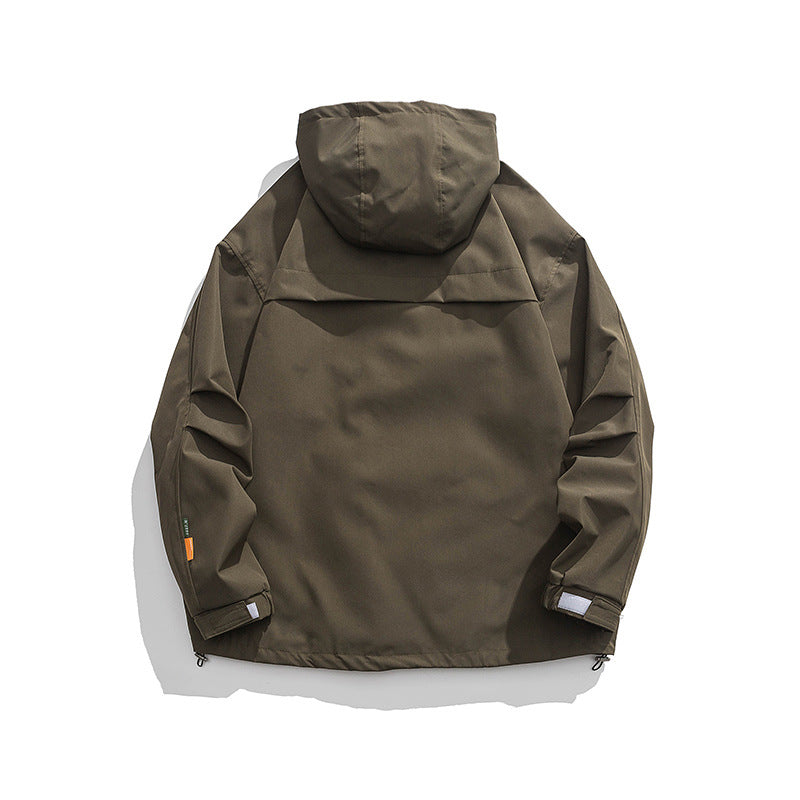 Unisex Oversize-Utility-Jacket with Hood, multifunctional flap pockets and drawstring Chichicherry