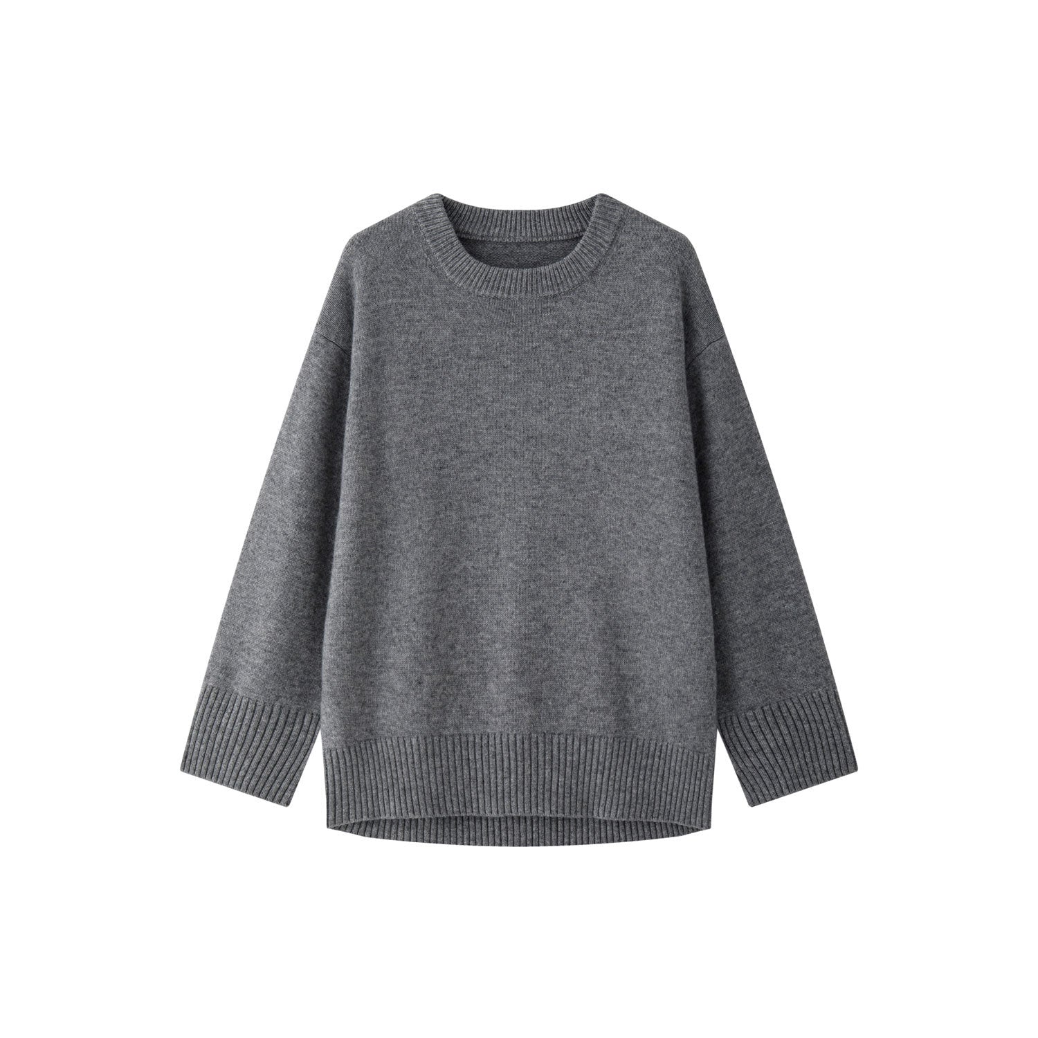 Women's Cozy Knit Loungewear Set made of Wool Blend with Oversized Sweater and Wide Palazzo Pants Chichicherry