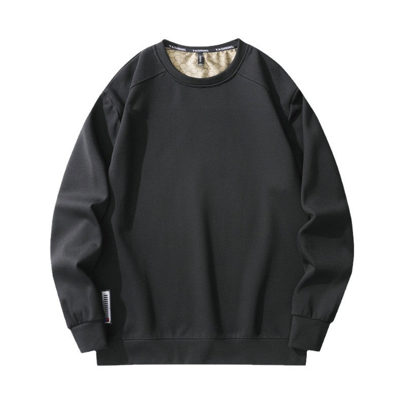 Men's oversized sweatshirt made of technical jersey with round neck and thermoregulating lining Chichicherry