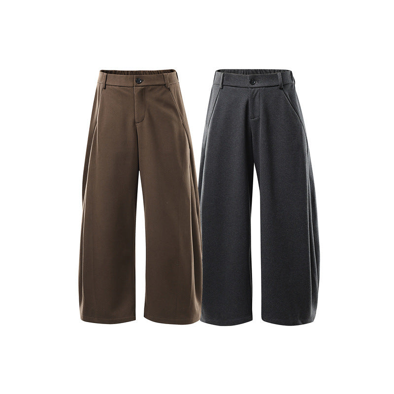Women's wide culotte pants made of shape-stable ponte with a high waist and concealed comfort waistband Chichicherry