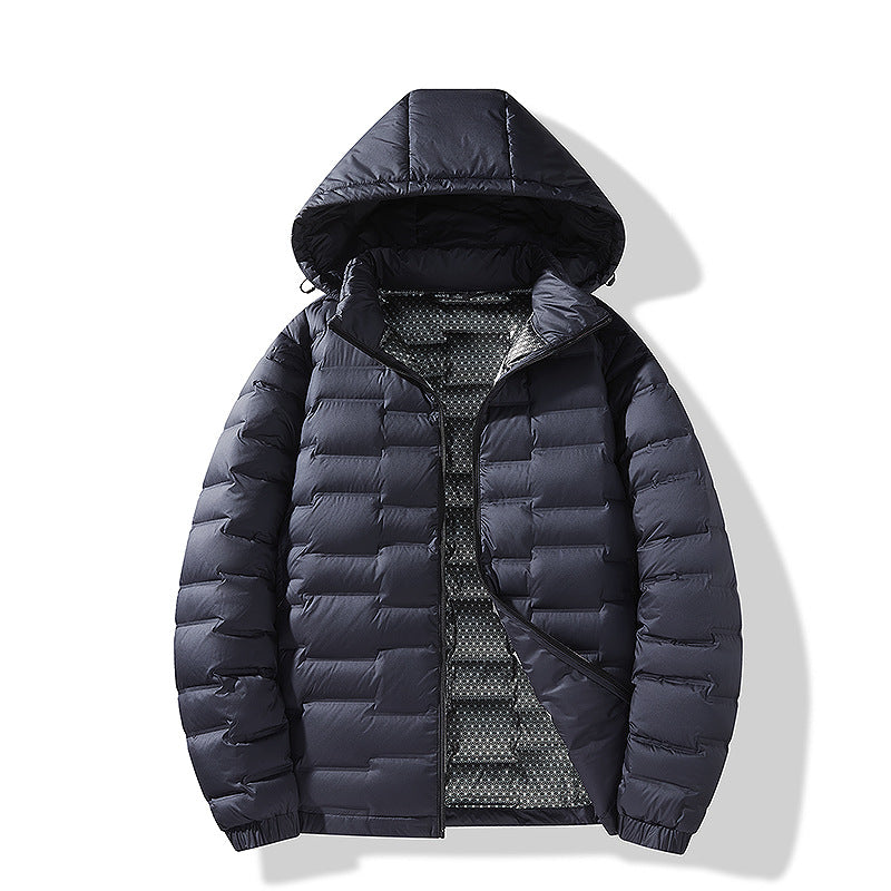 Men's Ultralight Quilted Jacket with Hood and Thermal Lining Chichicherry