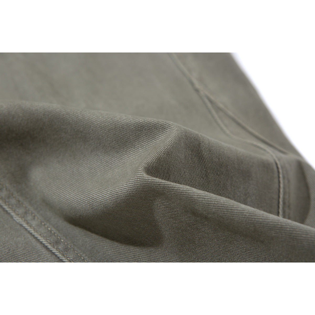 Women's wide pleated trousers in utility cargo style with high waist and prominent seam details Chichicherry