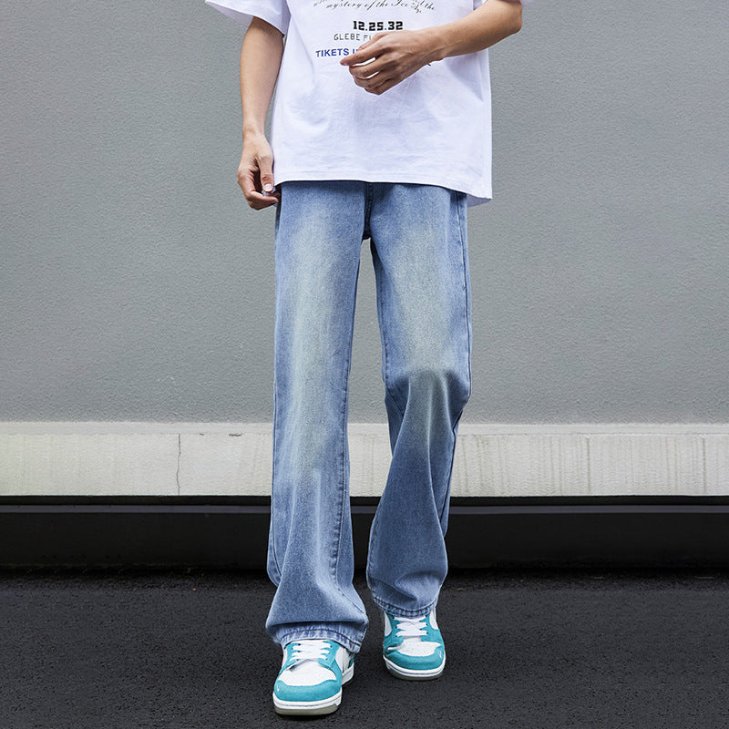 Men's Wide-Cut Denim Jeans Chichicherry