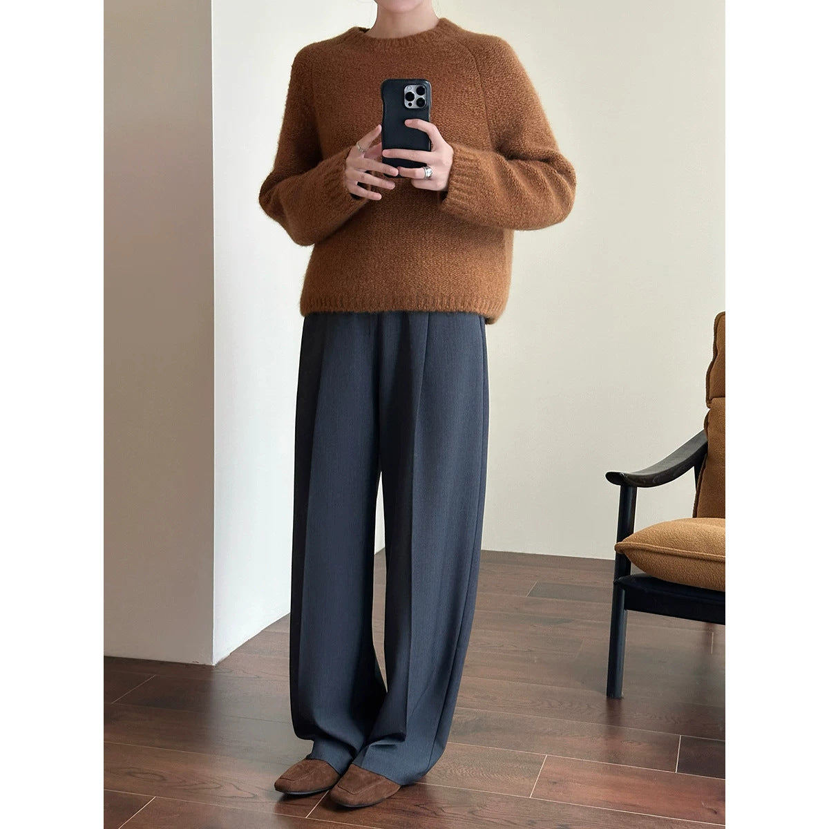 Ladies Elegant and Comfortable Wide Trousers Drune