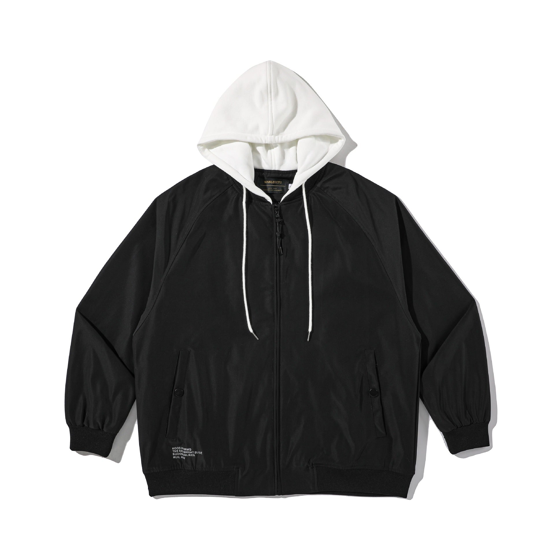 Men's transitional bomber-style parka with integrated sweat hood Chichicherry