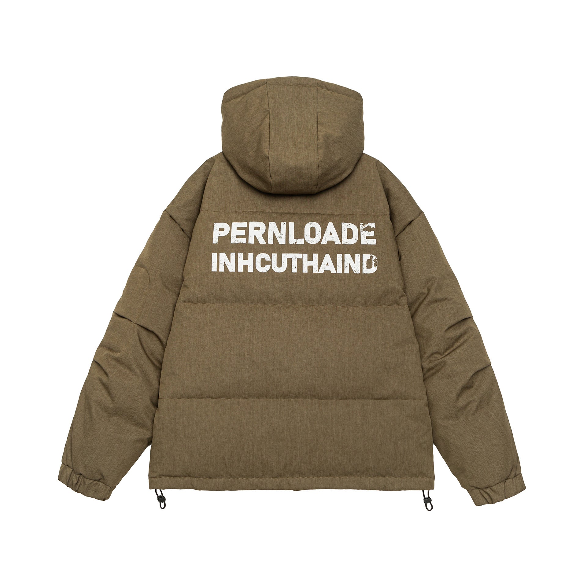 Men's Padded Winter Parka with Hood and Multi-Pockets Chichicherry