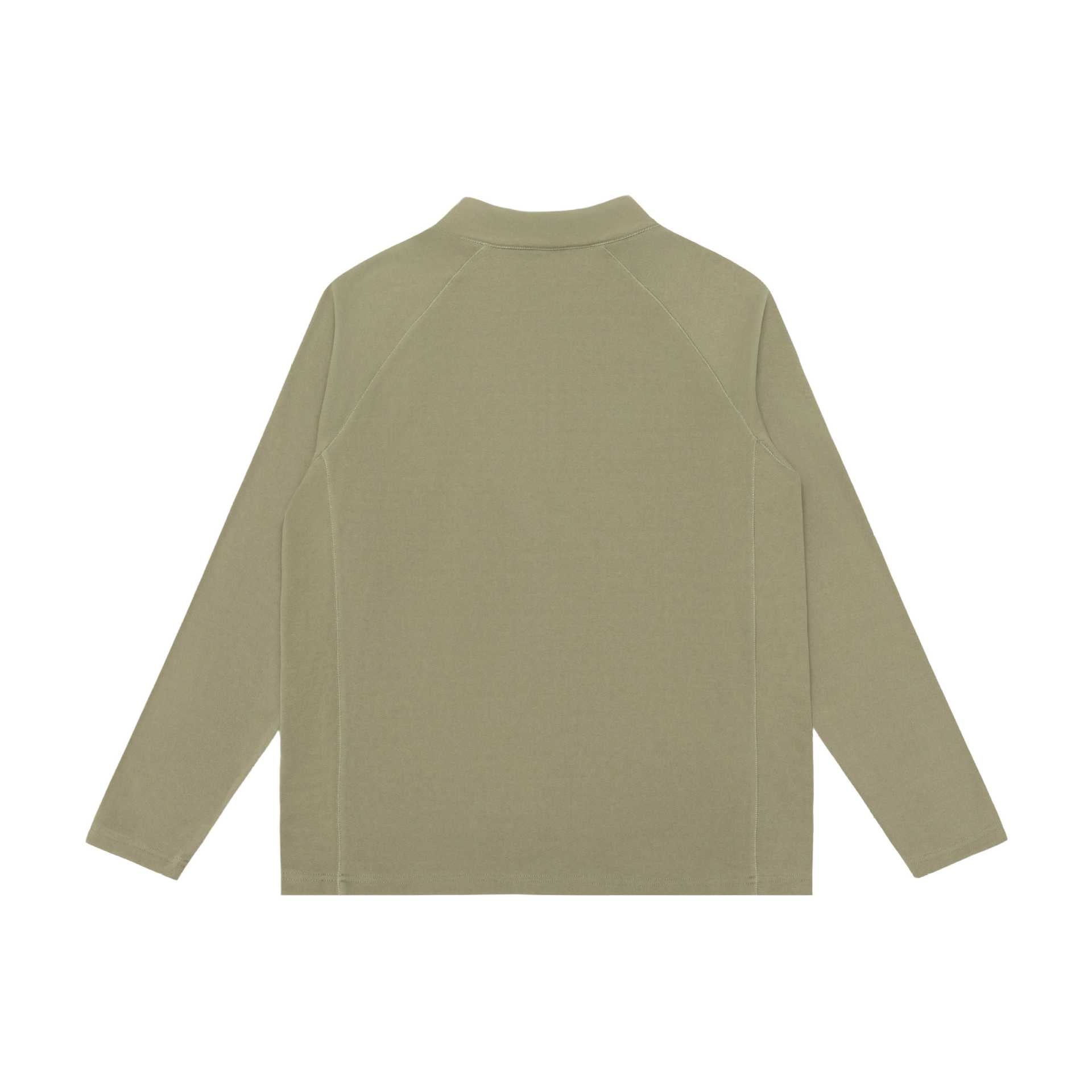 Unisex Half-zip sweatshirt with turtleneck and raglan seams Chichicherry