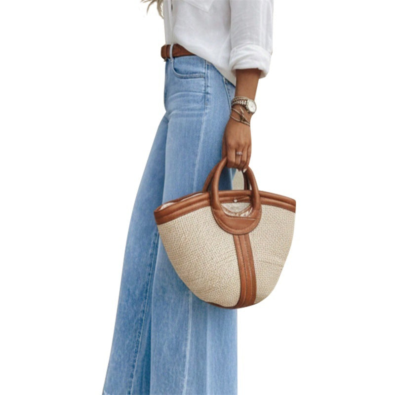 Women's High-Waisted Extra Wide Flare Jeans from Chichicherry