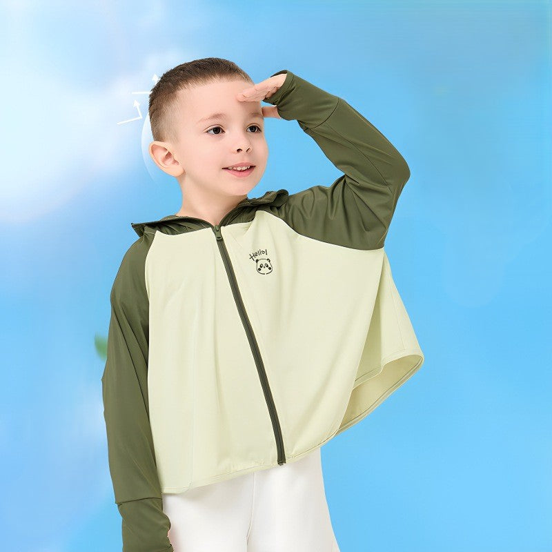 Boys breathable hoodie with UV protection Chichicherry