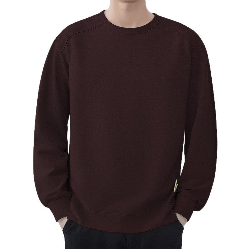 Men's Casual Oversized Sweatshirt with Raglan Sleeves and Brushed Interior Chichicherry