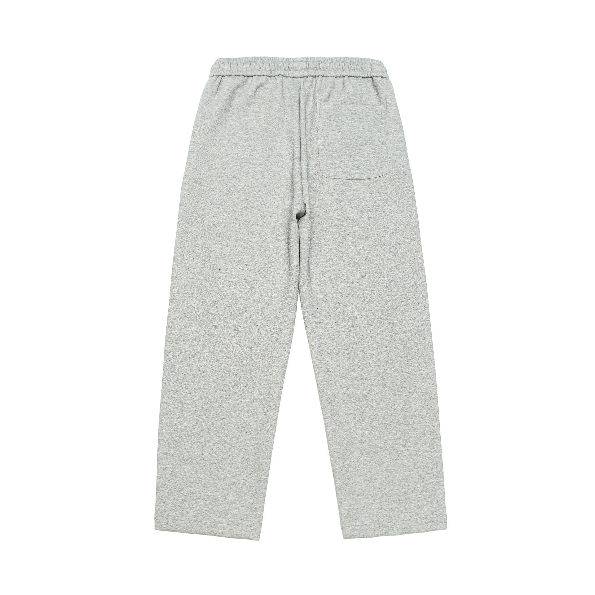 Women's Loose Cropped Sweatpants with Elastic Waistband and Applied Back Pocket Chichicherry