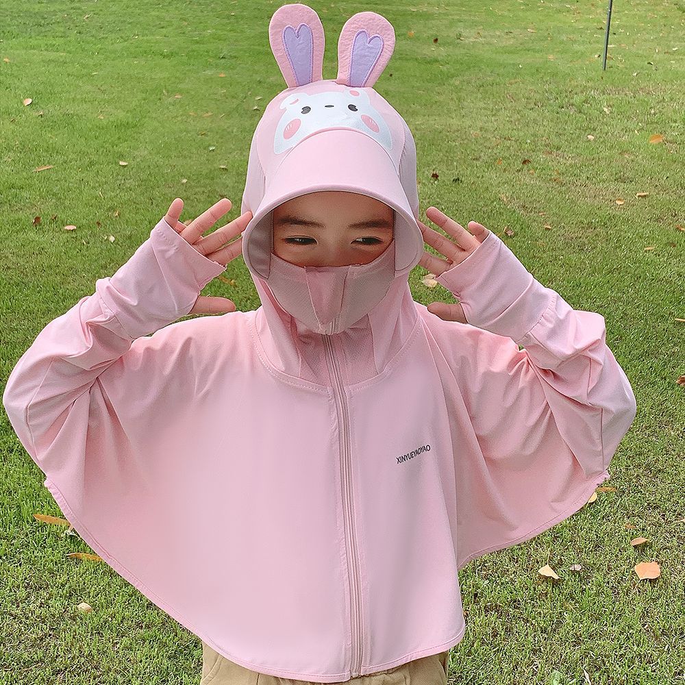 Children's sun protection jacket with hood and breathable fabric Chichicherry