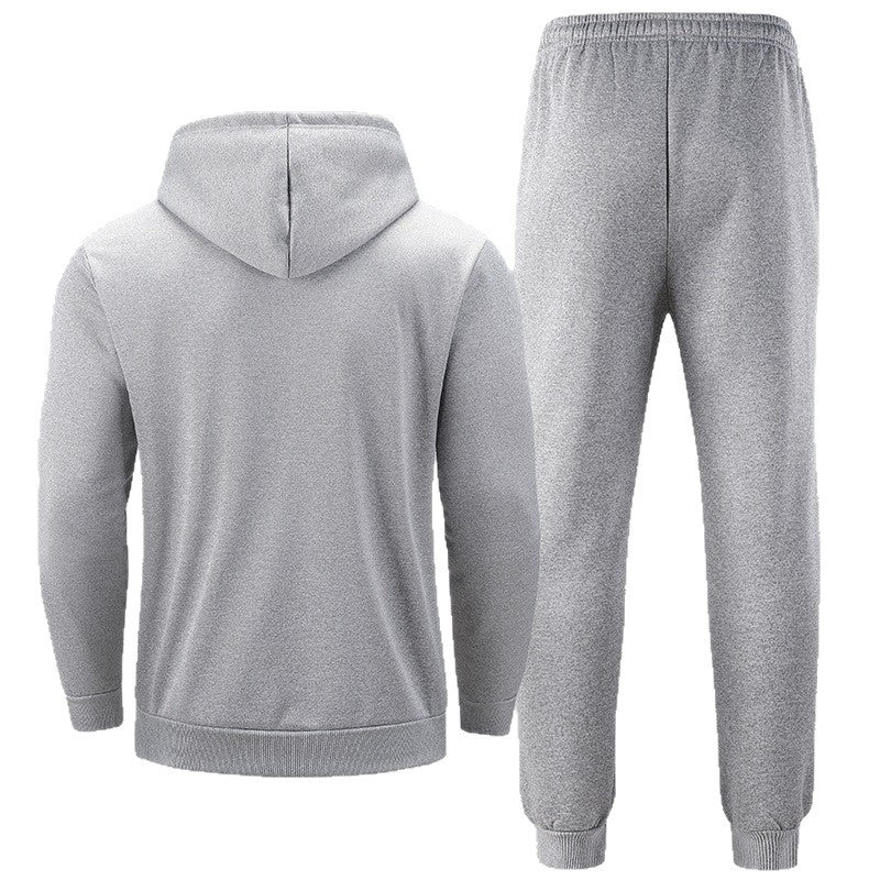 Men's Insulated Leisure Set with Teddy Lined Hoodie & Thermal Jogging Pants Chichicherry