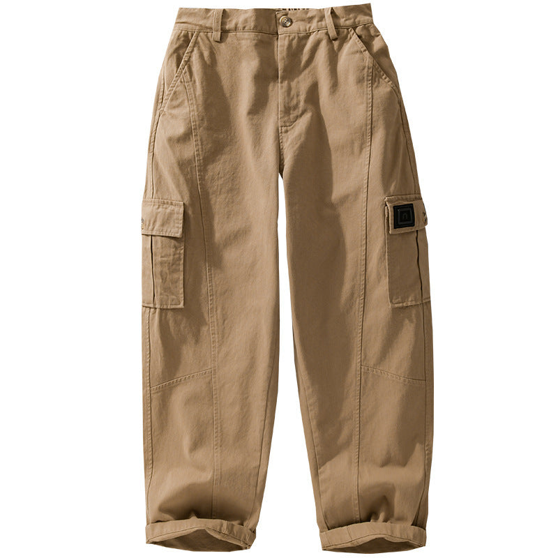 Men's Utility Cargo Pants made of cotton twill with patch leg pockets and relaxed tapered fit Chichicherry
