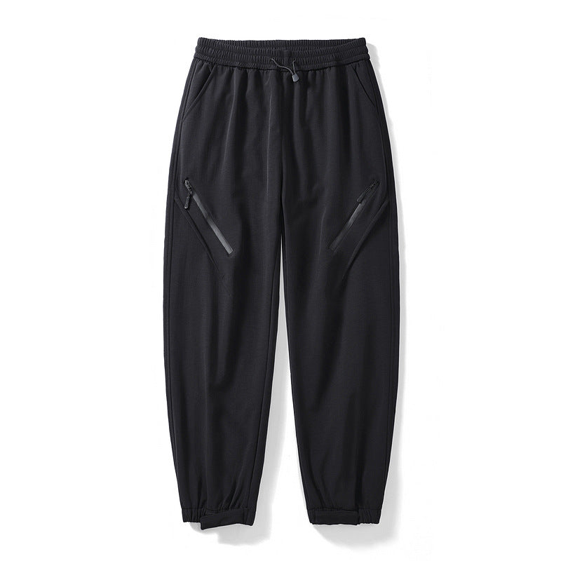 Women's Technical Trekking Jogger Pants with Elastic Waistband, Zipper Pockets and Wind-Resistant Surface Chichicherry