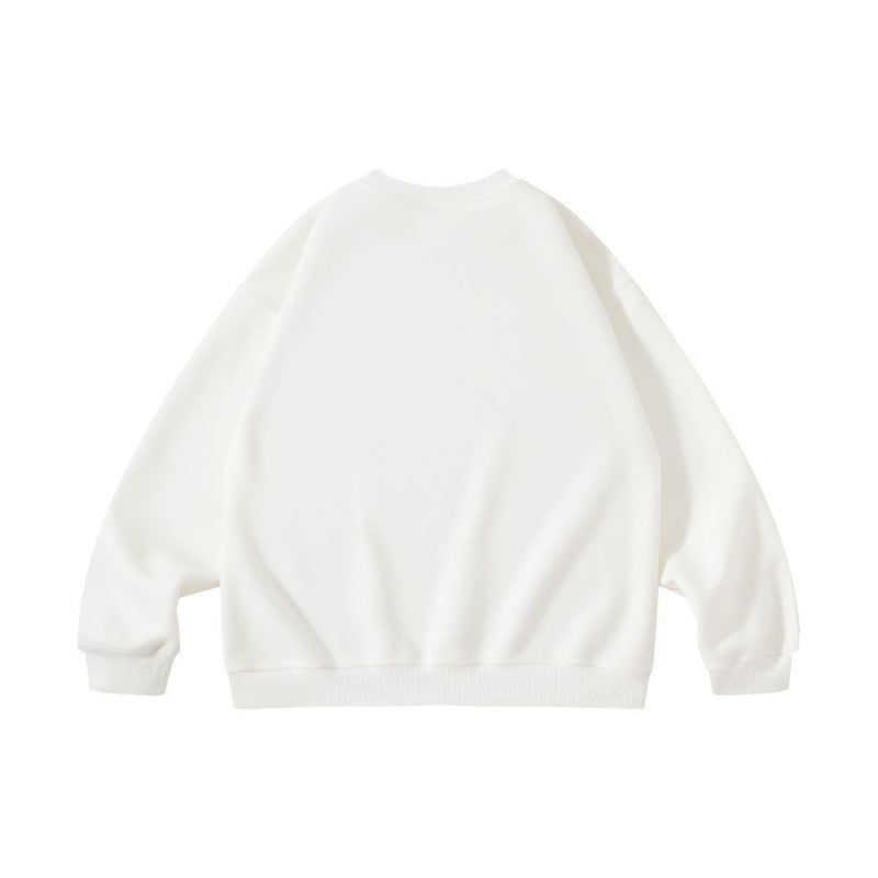 Unisex Oversize Crew Neck Sweatshirt with Statement Print Chichicherry
