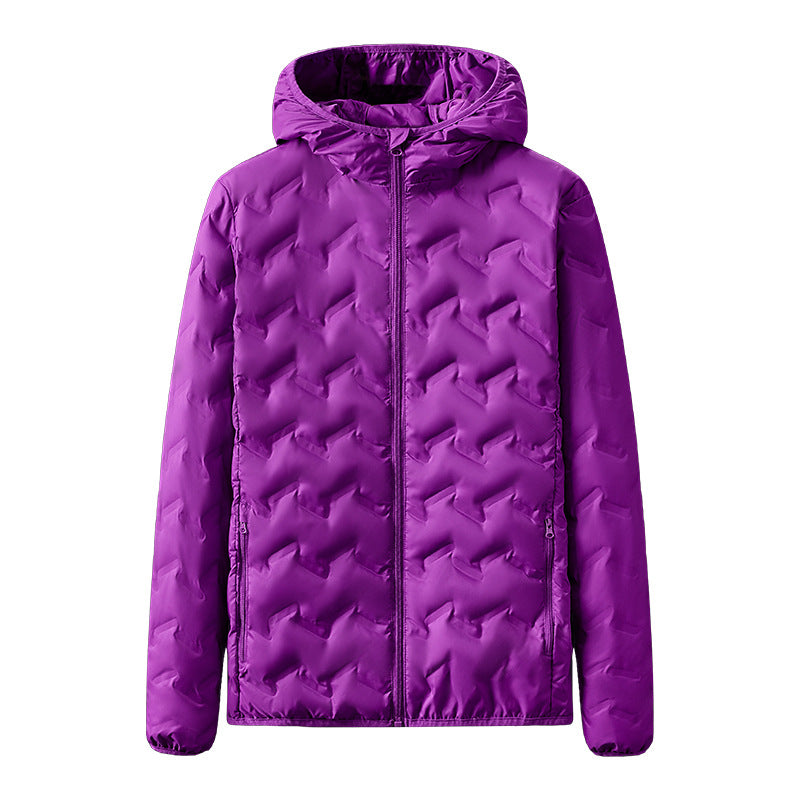Men's Ultralight Padded Jacket with Hood and Compact Padding Chichicherry