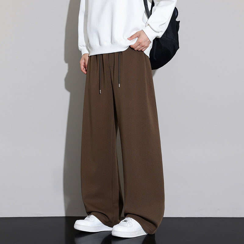 Men's Loose Fit Jogging Pants with Drawstring and Flowing Jersey Quality Chichicherry