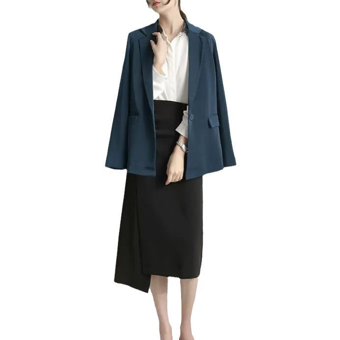 Ladies Elegant Pencil Skirt with Asymmetrical Cut Chichicherry