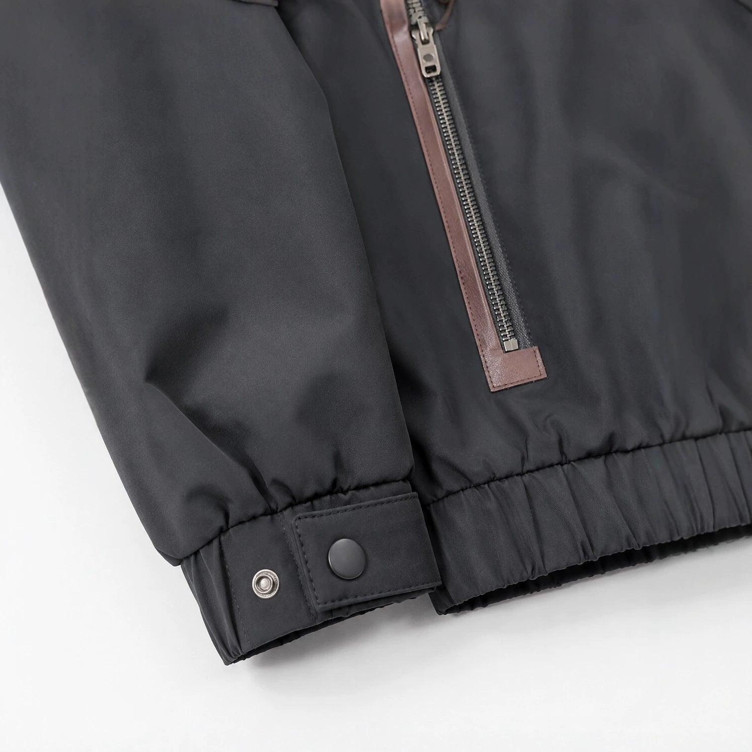 Men's Lightweight Softshell Hoodie Jacket with Water-Repellent Outer Layer, Leather Applications and Zipper Pockets Chichicherry