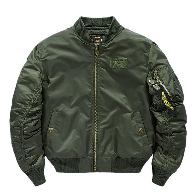 Men's bomber jacket with removable hood inner lining and quilted thermal insulation Chichicherry