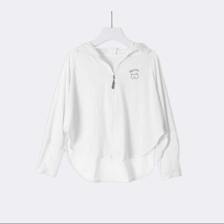 Women's sporty UV protection jacket with hood Chichicherry