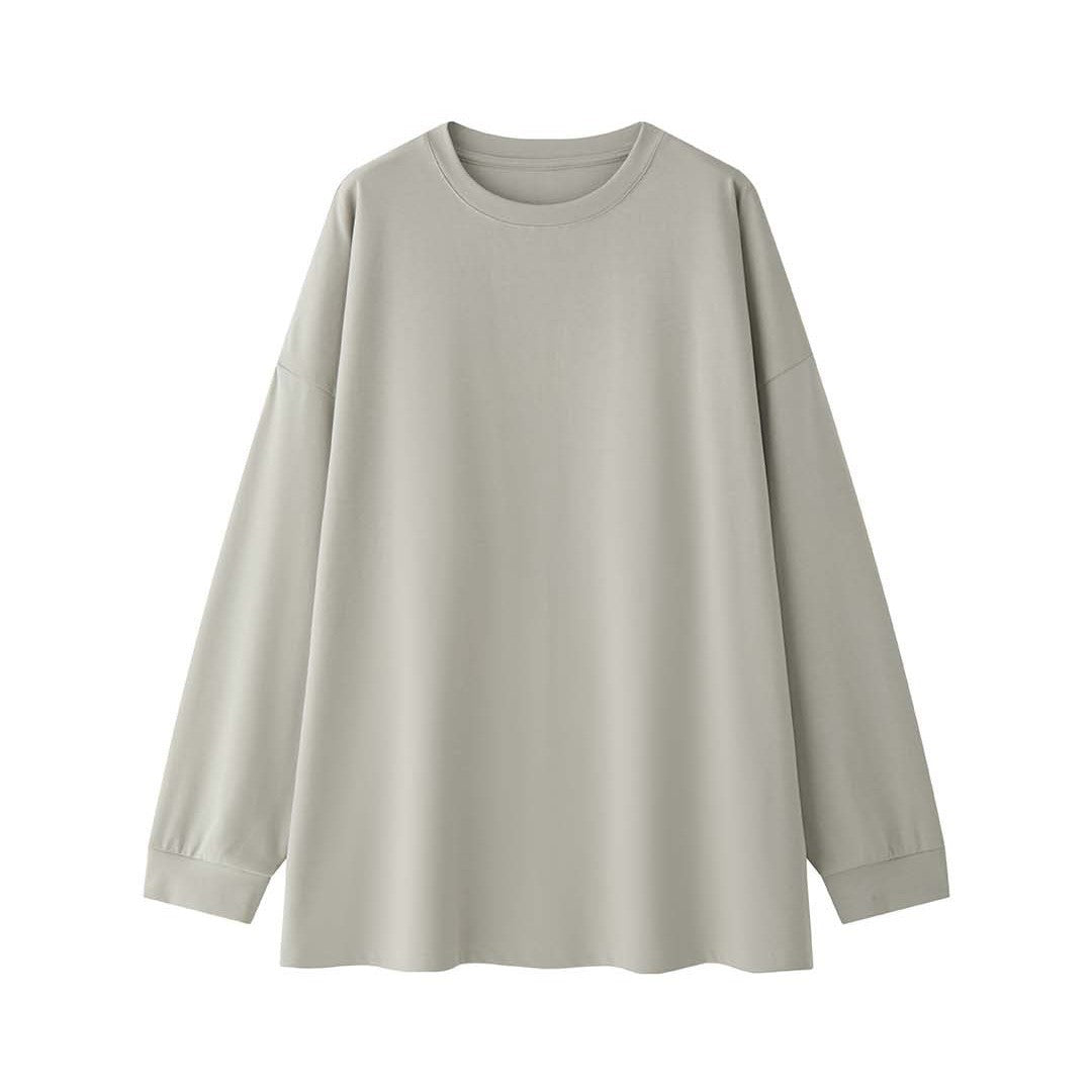 Ladies Relaxed-Longsleeve with dropped shoulder and fine round neckline Chichicherry