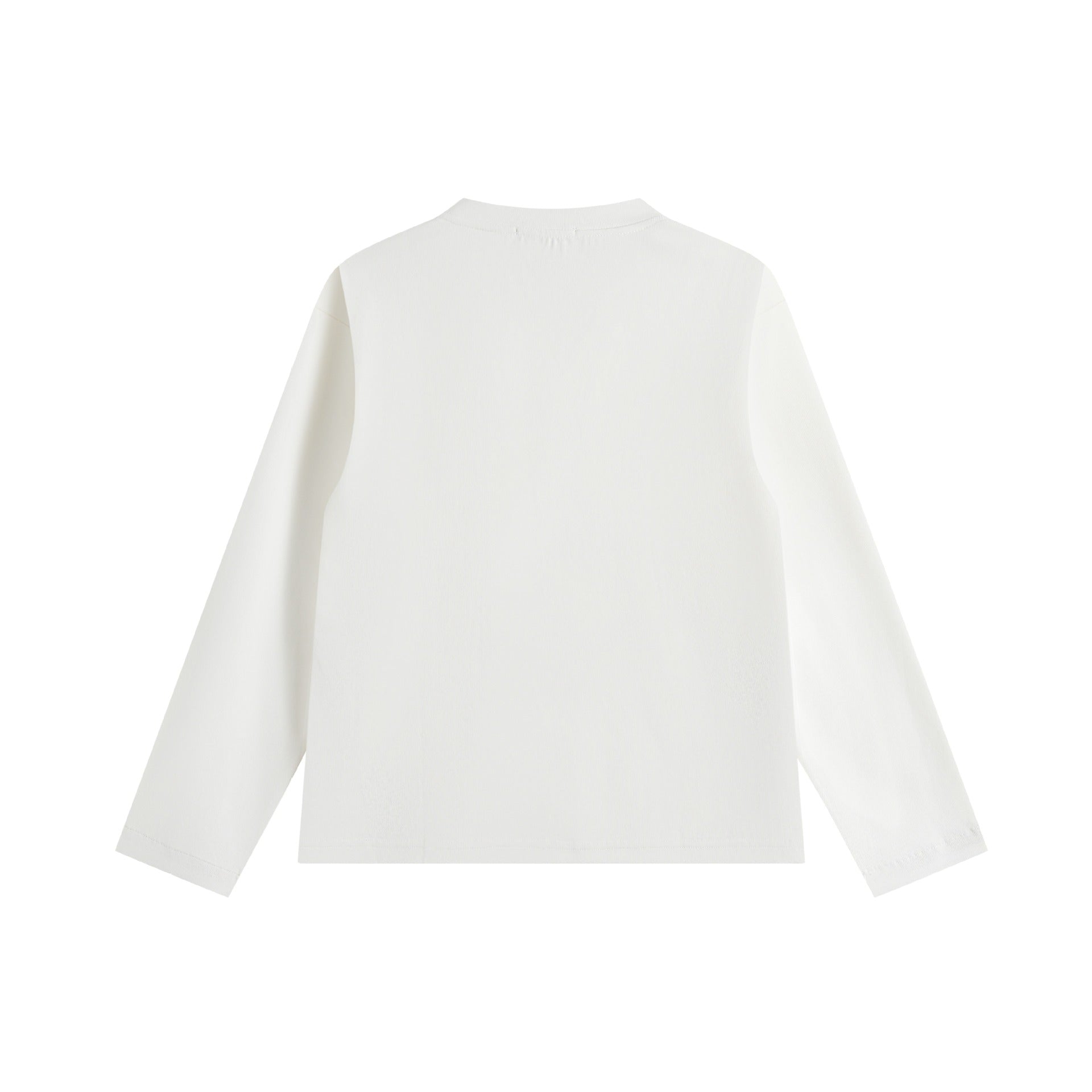 Unisex Oversize Sweatshirt with side snap button plackets and crew neck