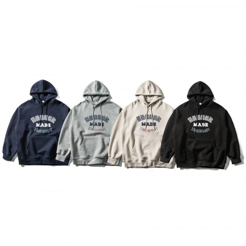 Unisex Oversized Hoodie with Kangaroo Pocket and Logo Print Chichicherry