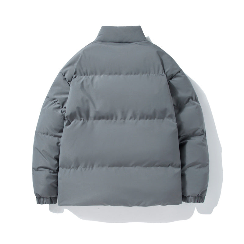 Men's thermal quilted jacket with Sherpa fleece lining, stand-up collar and concealed zipper Chichicherry