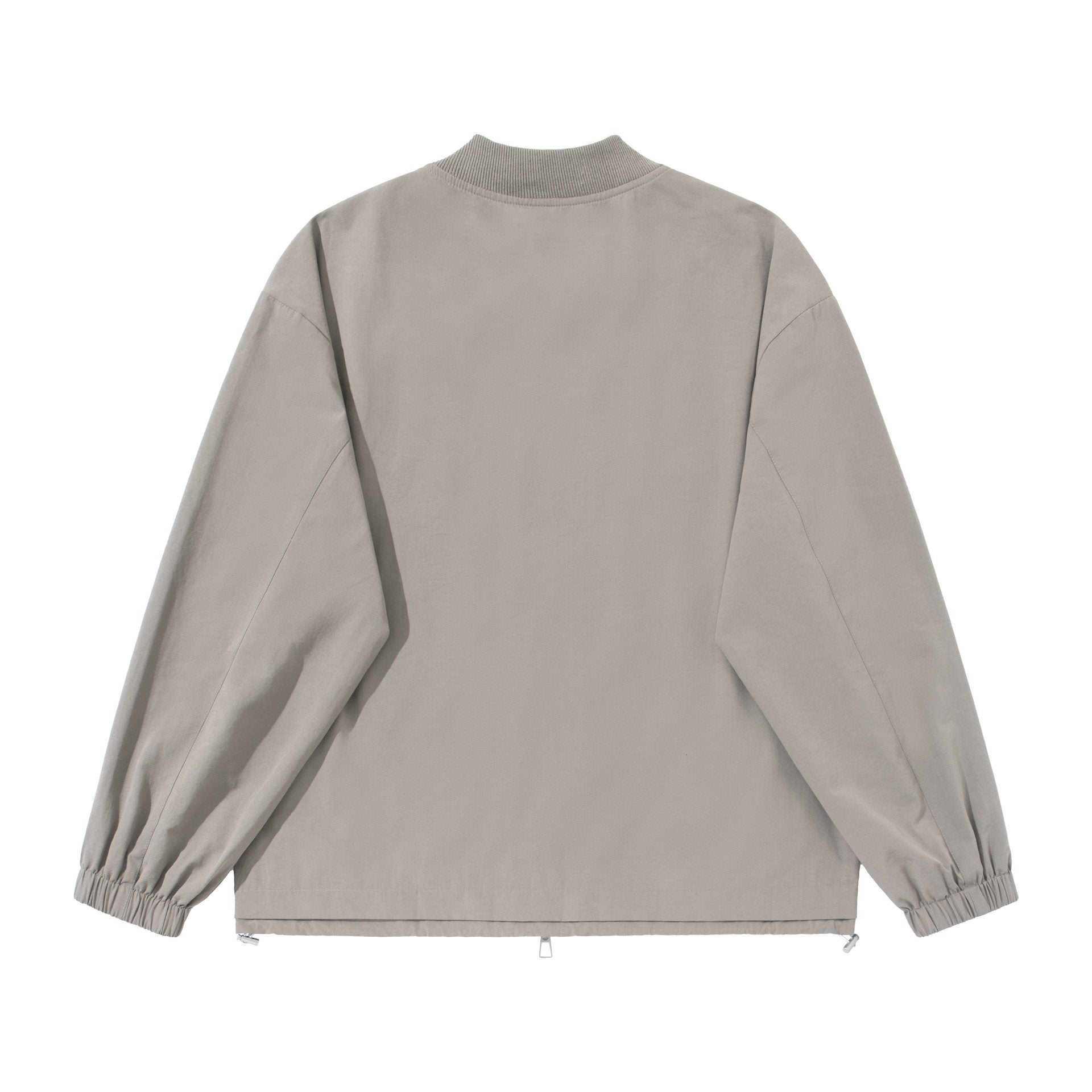 Women's loose-fitting bomber jacket with two-way zipper and drawstring Chichicherry