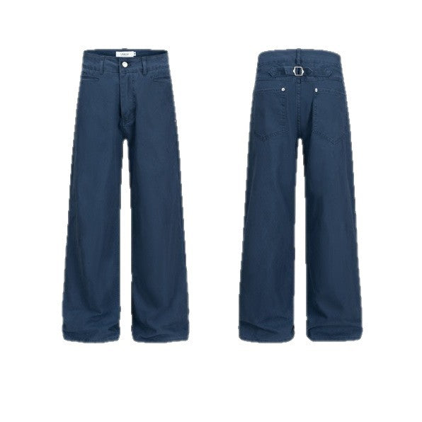 Women's High-Waisted Culotte Pants with Wide Leg and Minimalist Waistband Solution Chichicherry