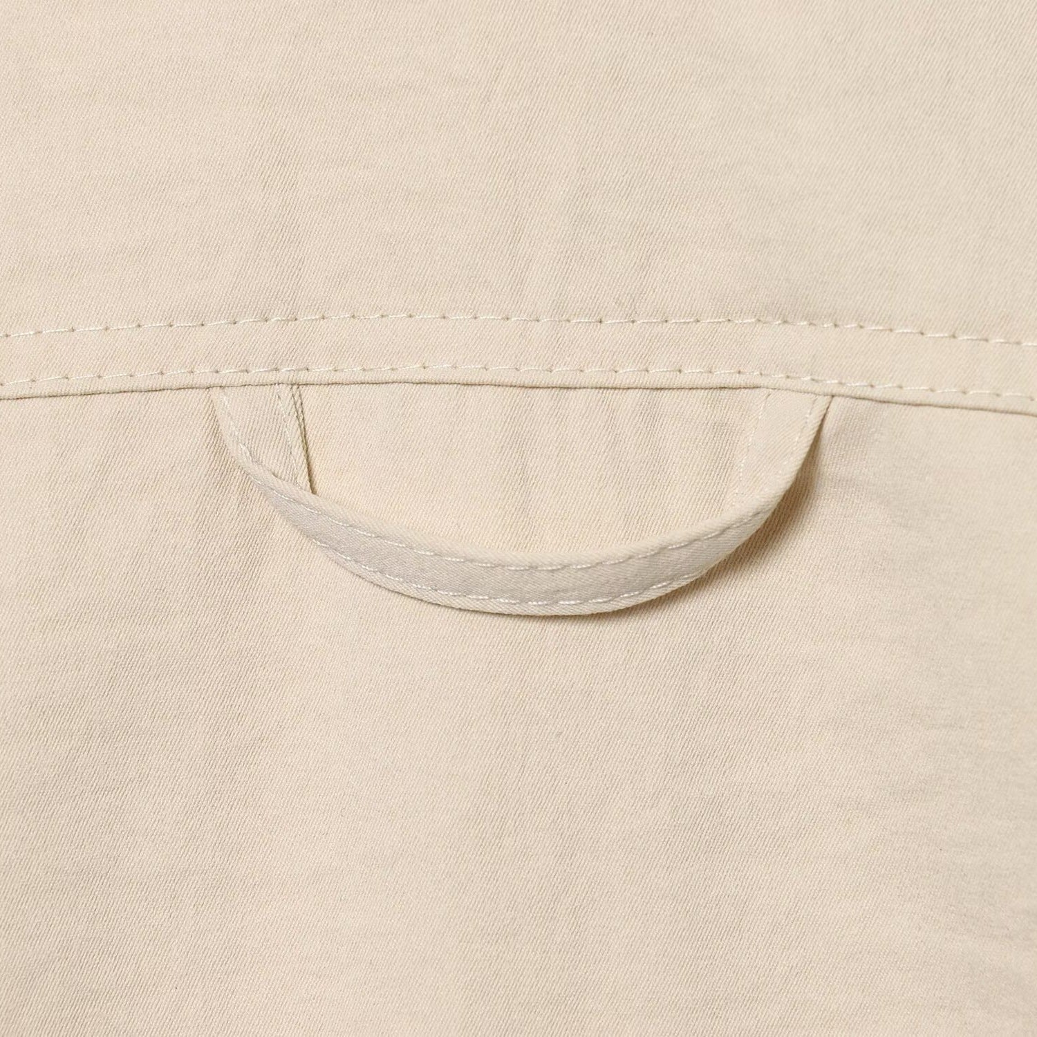 Women's Oversize Field Jacket in Boxy Cut with Four Flap Pockets and Concealed Snap Placket Chichicherry