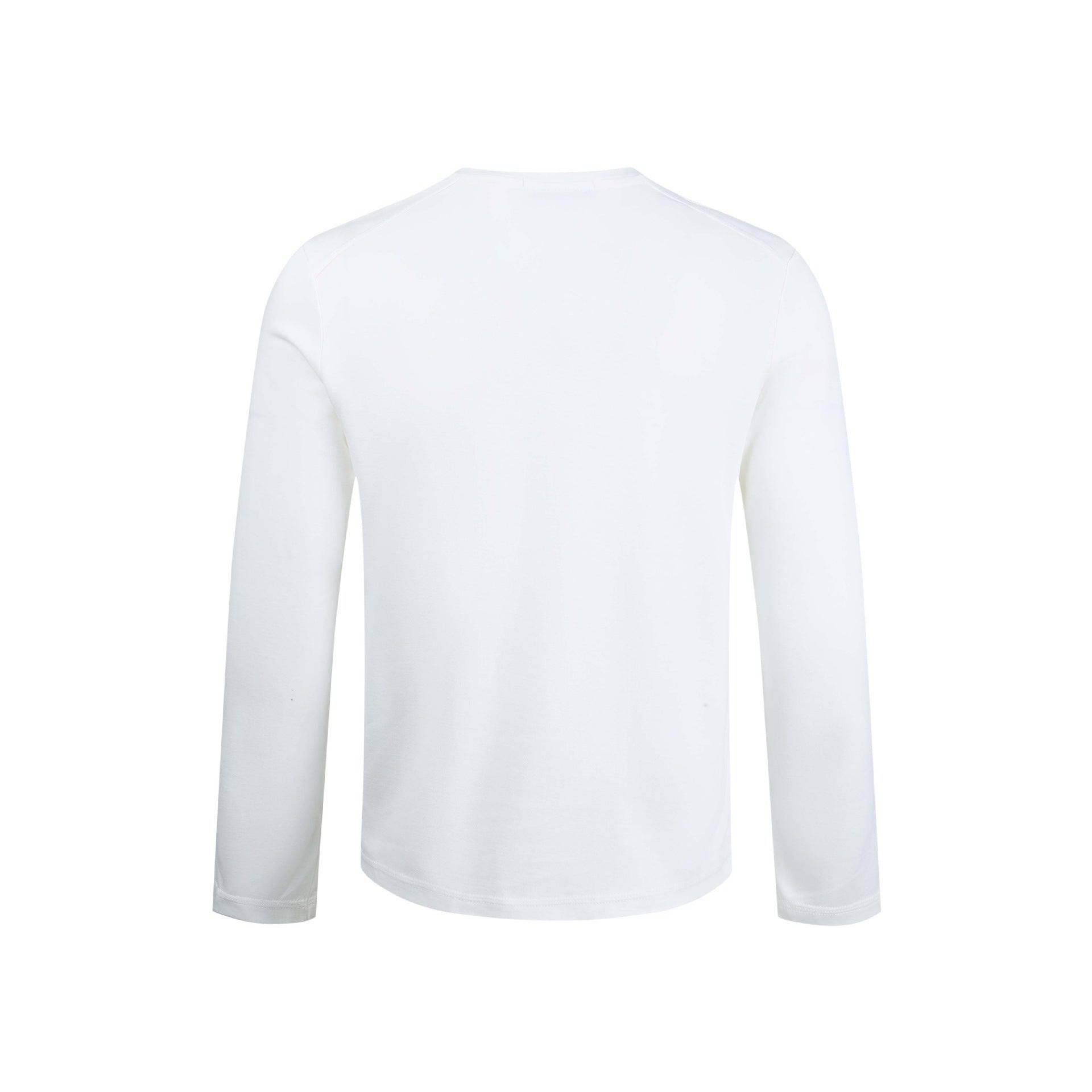 Men's fine long sleeve Henley with short button closure and raglan sleeves Chichicherry