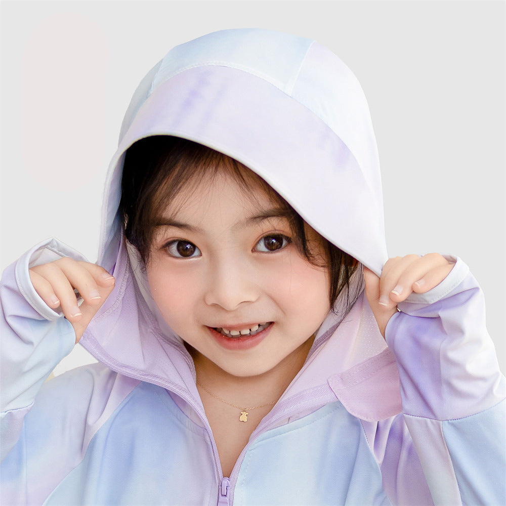 Ladies UV protection jacket with hood and soft material Chichicherry