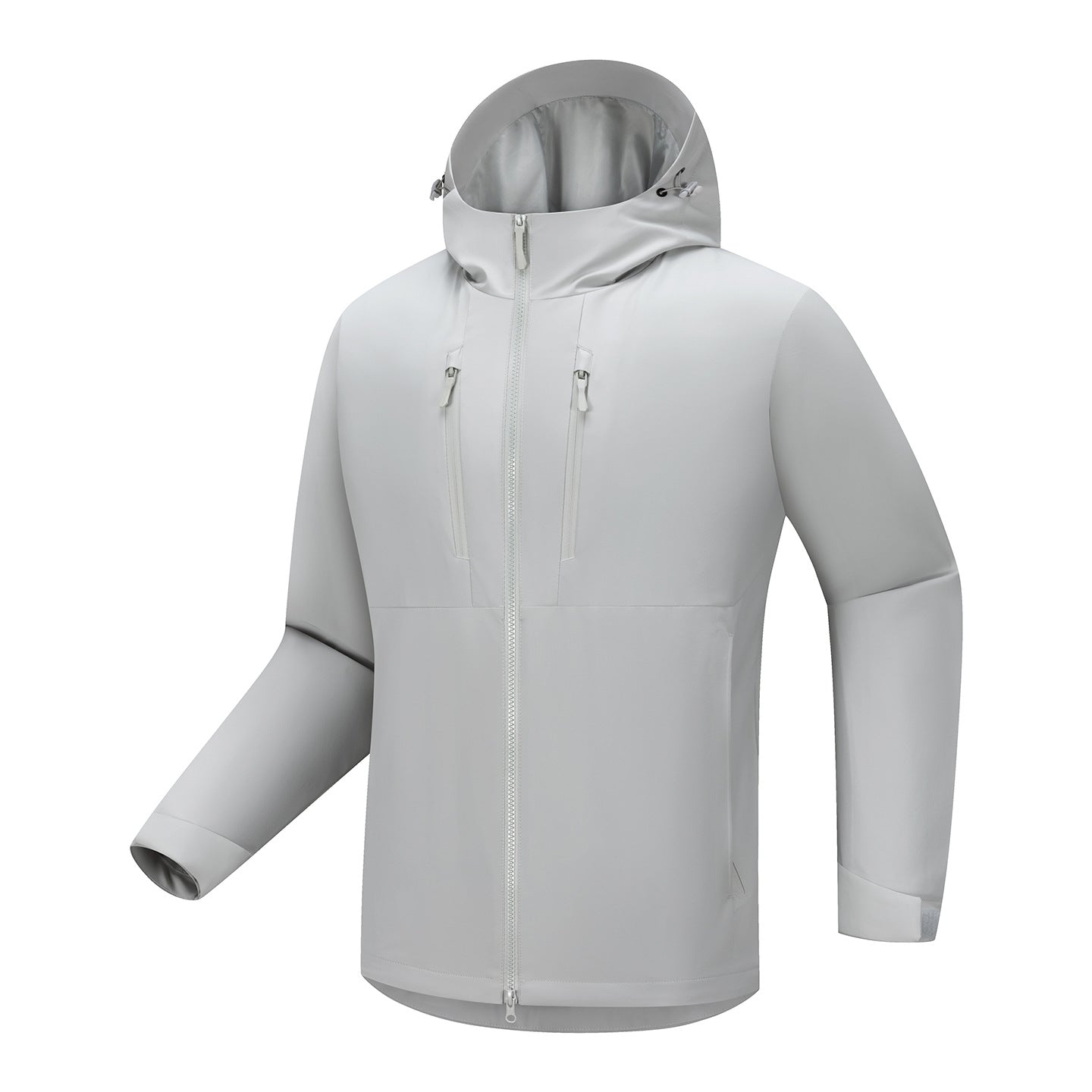 Men's Technical Softshell Jacket with Ergonomic Hood and Vertical Chest Pockets Chichicherry