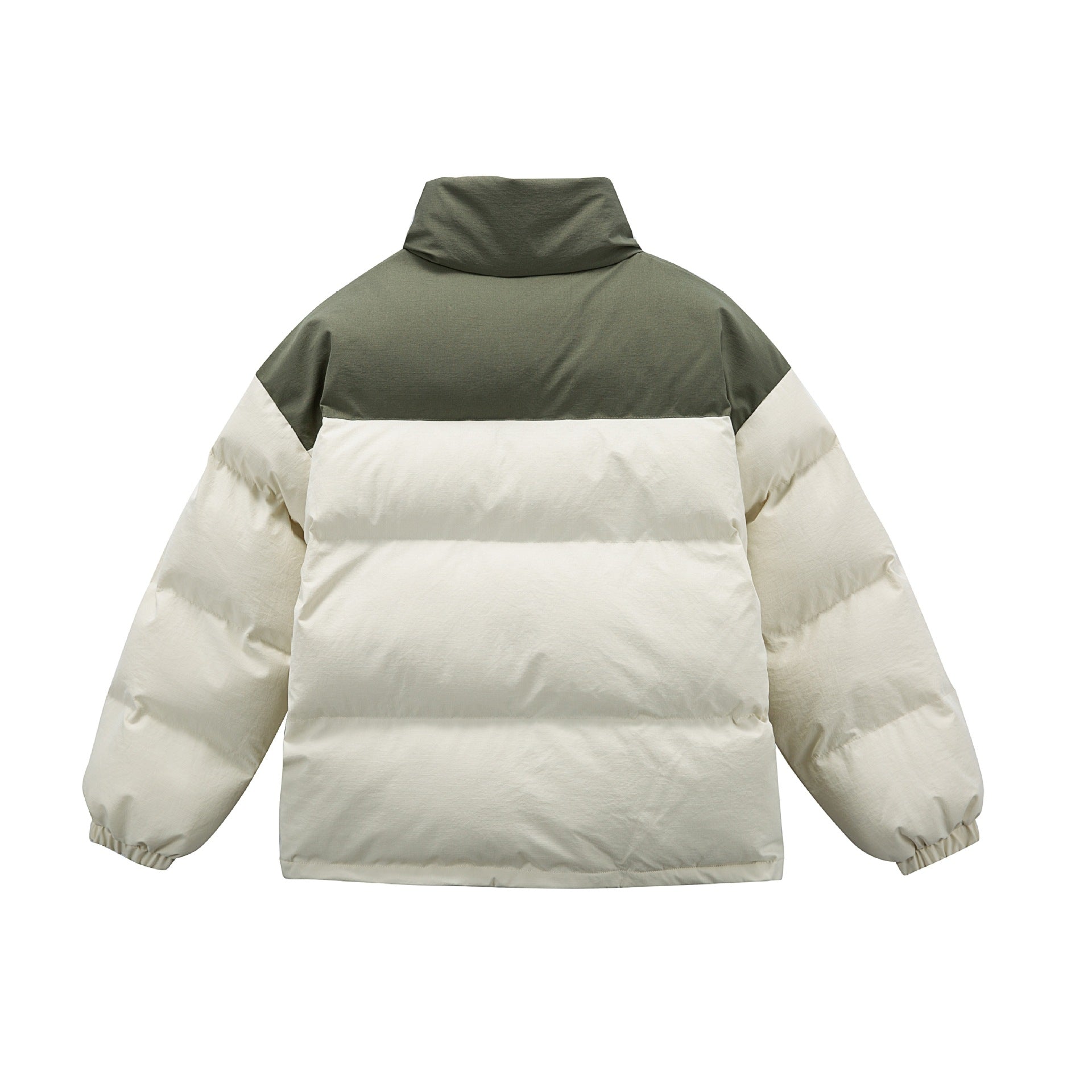 Unisex Padded Puffer Jacket with Embroidered Patch Applications Chichicherry