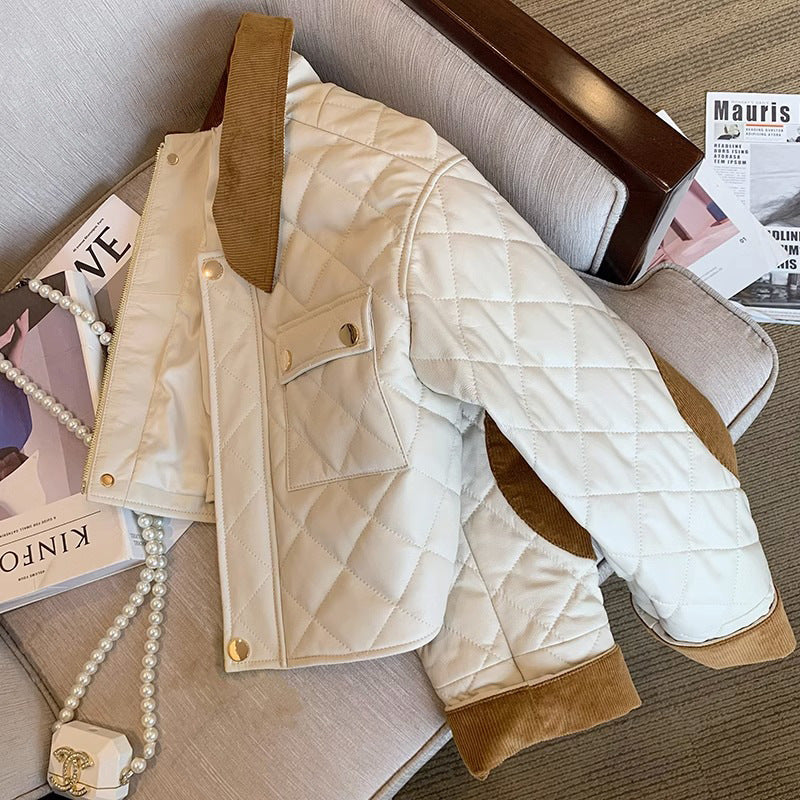 Women Stylish Quilted Transitional Jacket Chichicherry