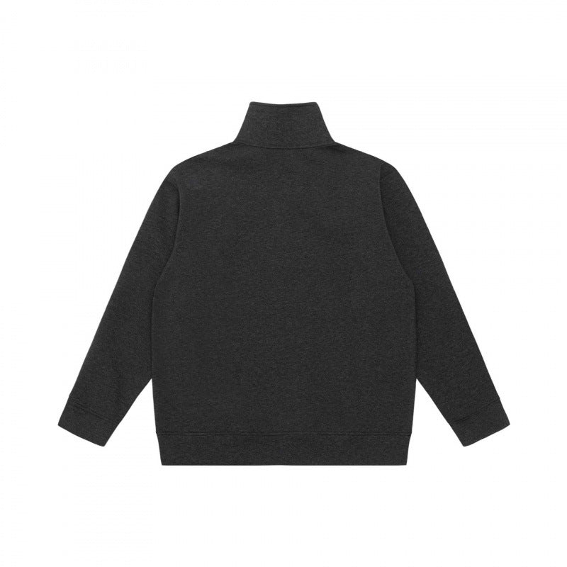 Unisex Oversize Sweatshirt with half zip, stand-up collar and kangaroo pocket Chichicherry