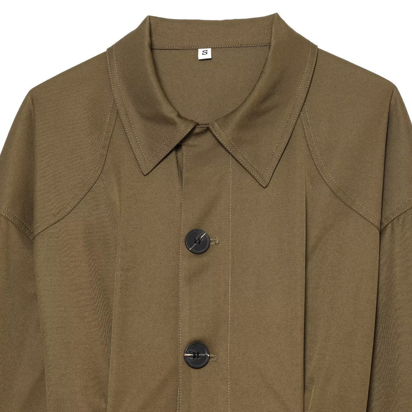 Women's short jacket in utility style with a loose fit and large flap pockets Chichicherry