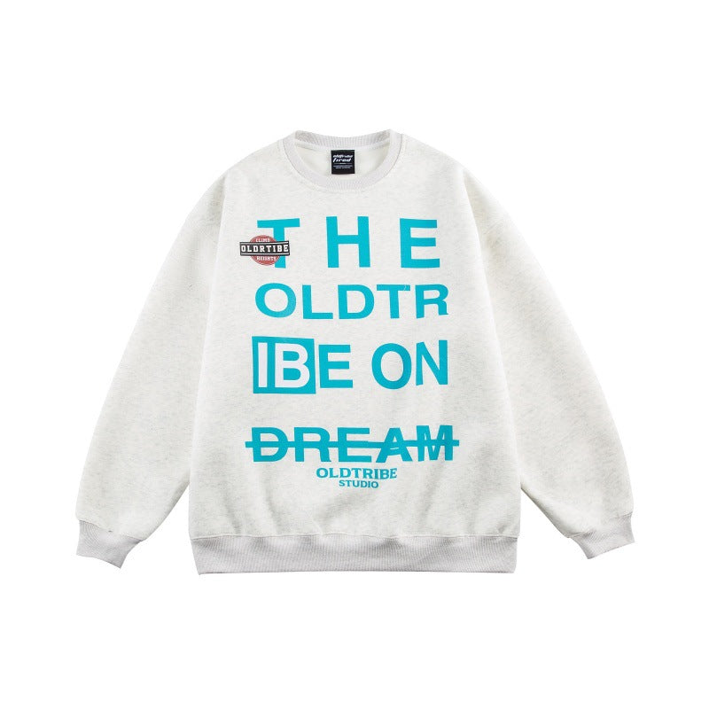 Unisex Oversize-Cuddle-Sweatshirt with large typography print and soft fleece lining Chichicherry