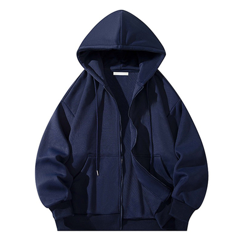 Men's Oversize Zip-Up Hoodie made of heavy sweatshirt quality with kangaroo pockets Chichicherry