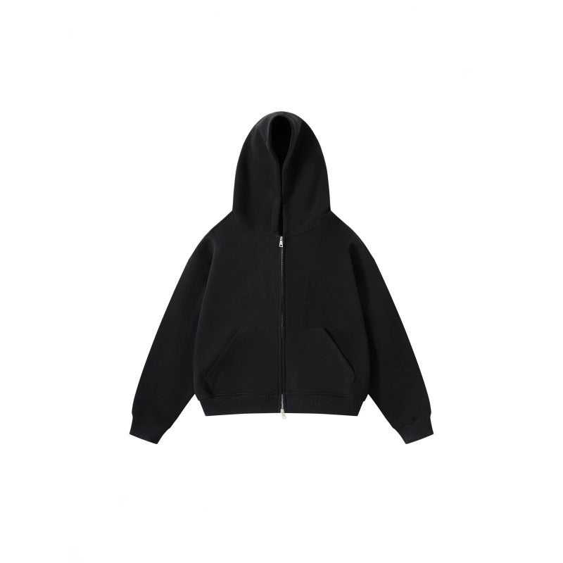 Unisex Oversize Hoodie with full zip and kangaroo pockets made of cotton fleece Chichicherry
