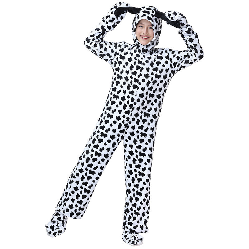 Girls cuddly suit in dog design with ears and paws Chichicherry