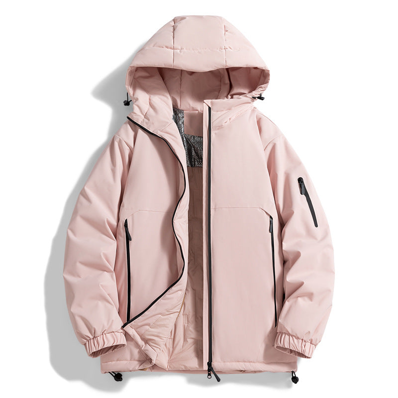 Unisex Warmer water-repellent quilted parka with technical hood Chichicherry