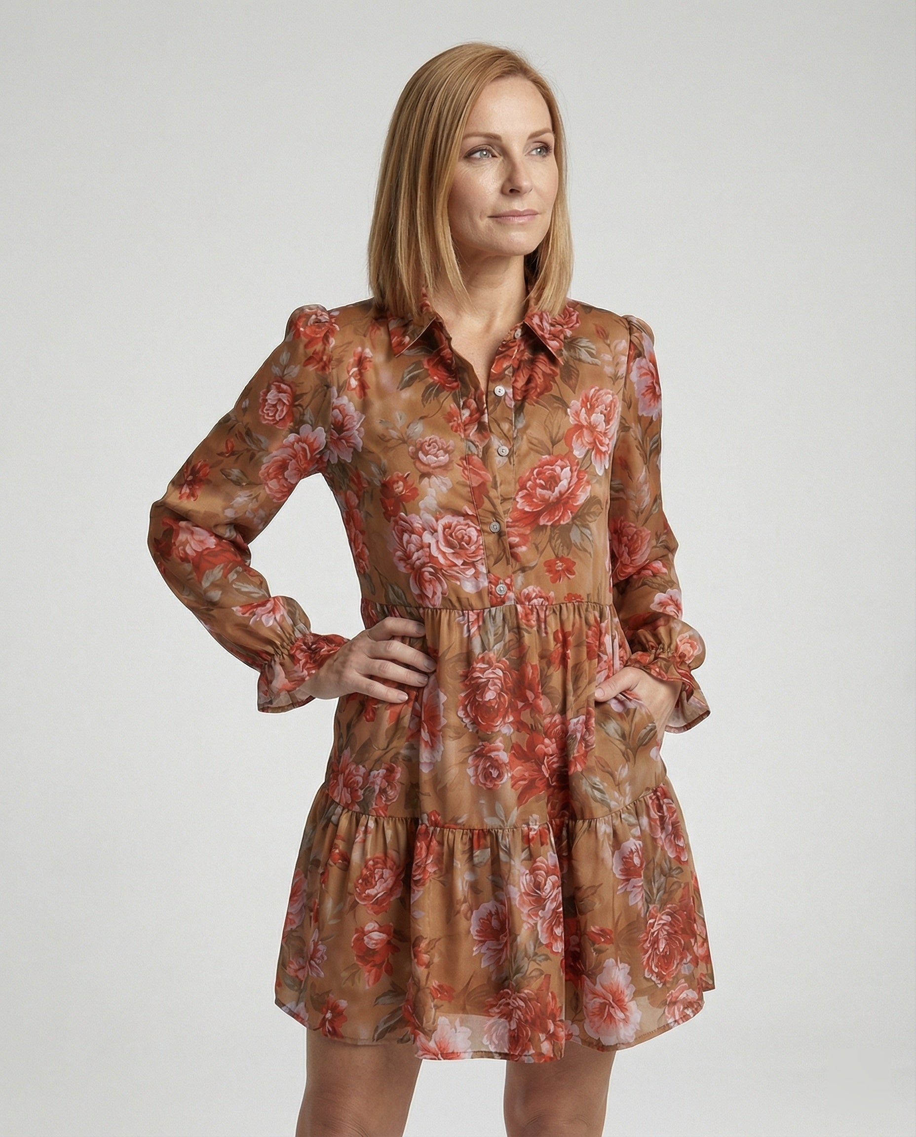 Women Leisure Dress Tunic Mini