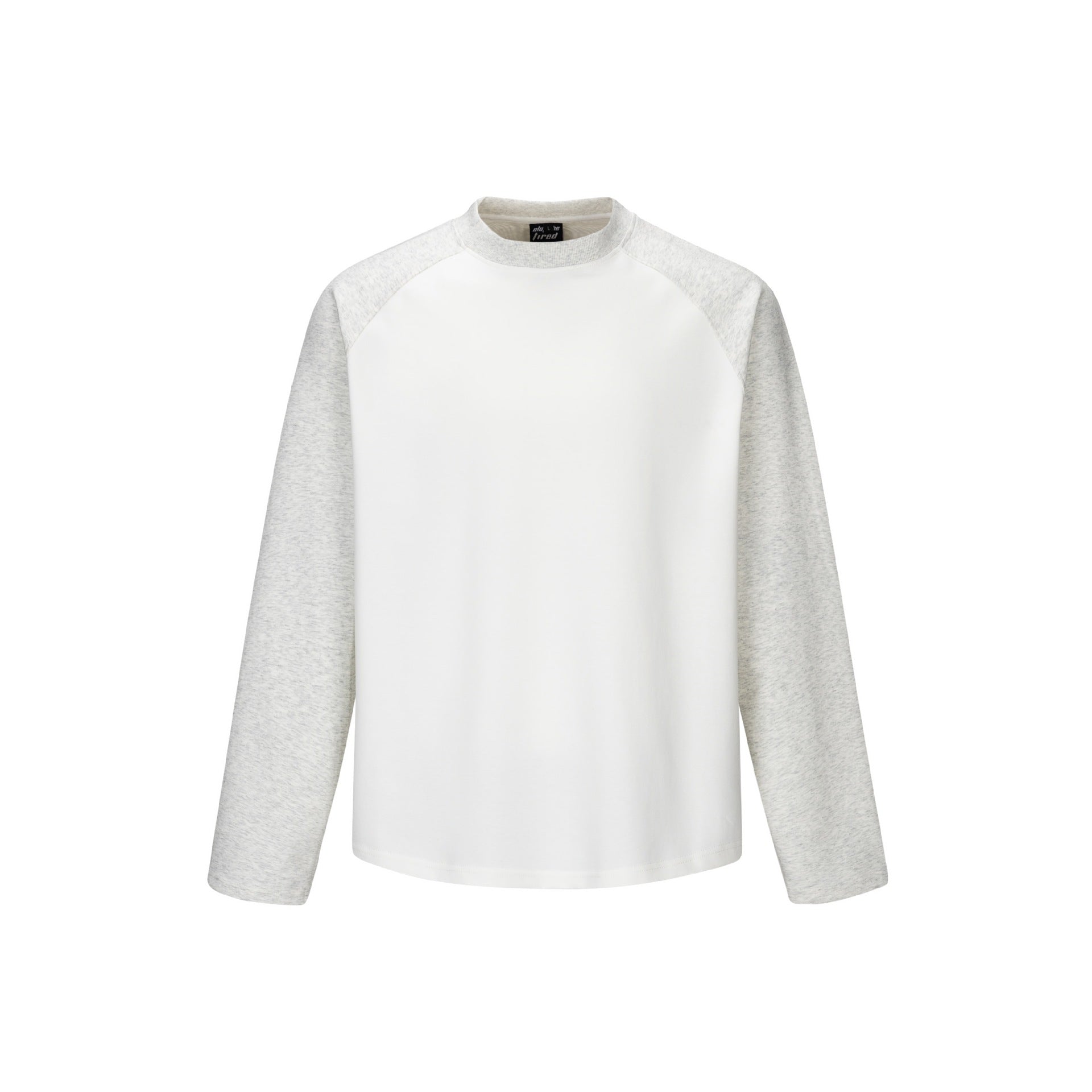Unisex Raglan Long Sleeve Sweatshirt made of cotton blend with contrasting sleeves and ribbed round neck Chichicherry