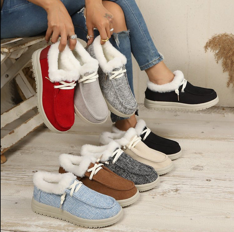 Women's Insulated Slip-On Mules with Teddy Lining and Textured Platform Sole Chichicherry